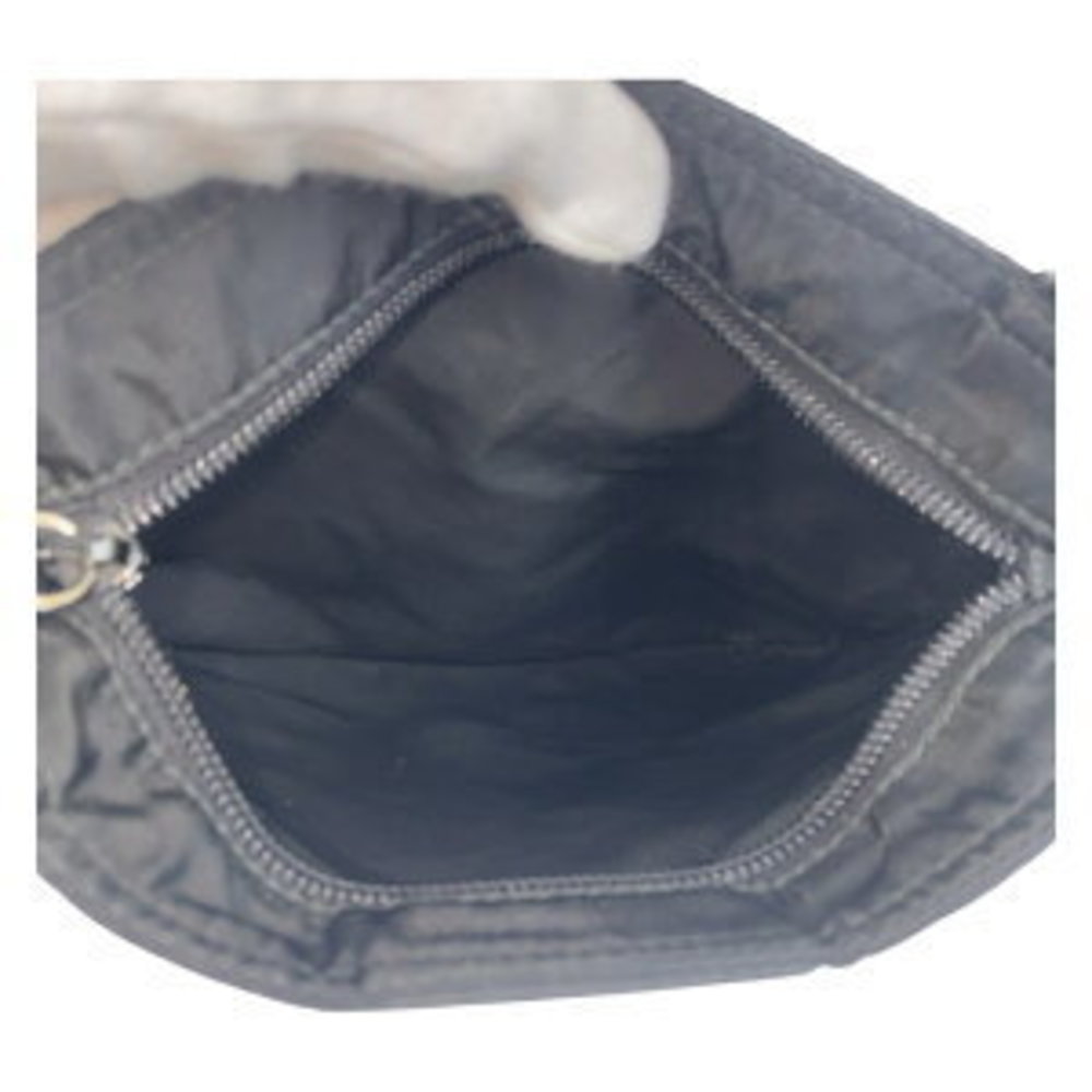 Prada Black Nylon Pouch Triangular Bag Tessuto Sh… - image 6